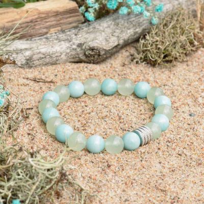 Amazonite and Avantiurine Bracelet