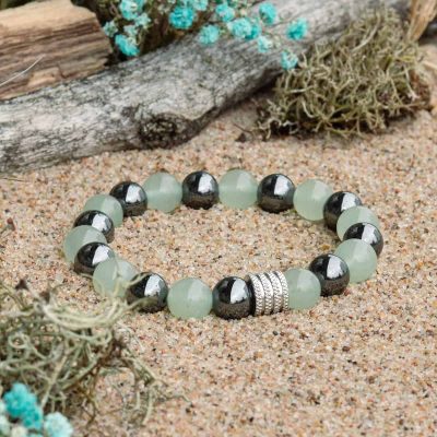 Avantiurin and Hematite Bracelet