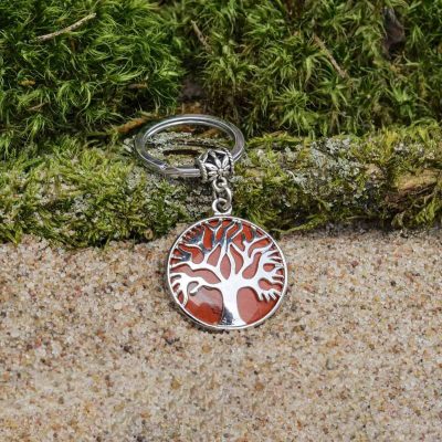 Red Jasper Keyring