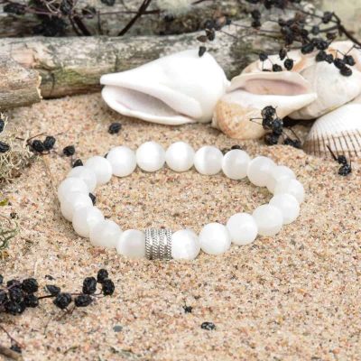 Selenite bracelet