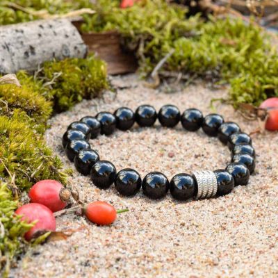 Black Tourmaline (Sherlock) bracelet